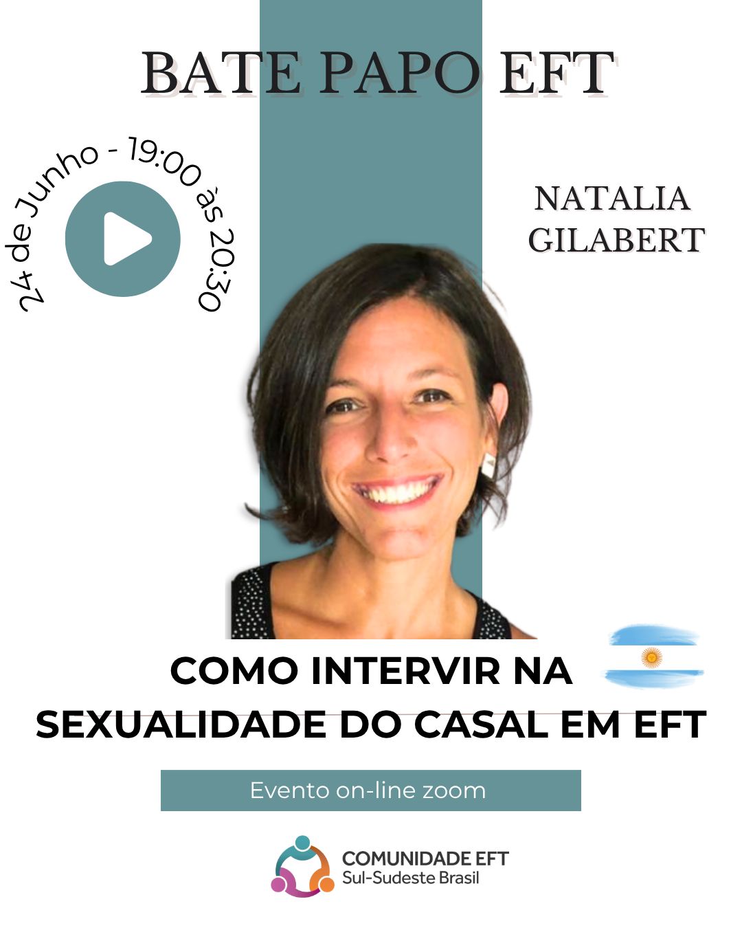 Bate-papo EFT com Natalia Gilabert: Como intervir na sexualidade do casal em EFT.